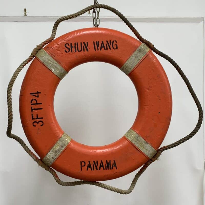 Nautical SHUN WANG Panama Life Ring-front view