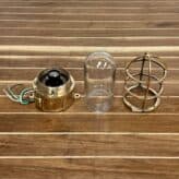 disassembled: Pauluhn Brass Nautical Caged Ceiling Light
