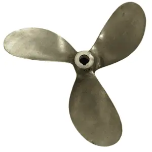 Salvaged 16-Inch Bronze Propeller with Patina