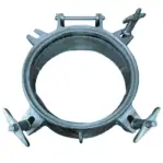 Salvaged 17" Steel Porthole - Missing Dog