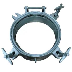 Salvaged 17" Steel Porthole - Missing Dog