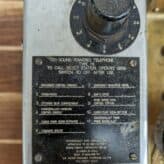Sound Powered Salvaged Vintage Telephone Type 76 Upside Down Mount 03