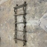 Vintage 5 Steps Pilot Rope Ladder-side view