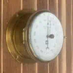 Vintage Lilley & Gillie Aneroid Barometer - on wall