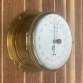 Vintage Lilley & Gillie Aneroid Barometer - on wall