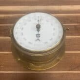 Vintage Lilley & Gillie Aneroid Barometer -side view and top
