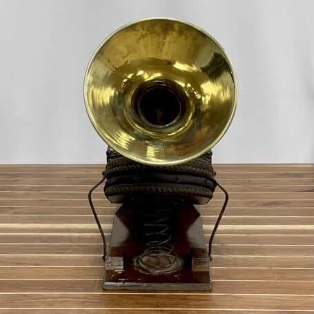 Authentic Manual Double Bellow Air Pump Fog Horn (8) Front View