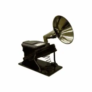 White Background - Authentic Manual Double Bellow Air Pump Fog Horn