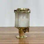 Clear Fresnel Lens Brass Tranberg Piling Light