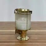 Side View - Clear Fresnel Lens Brass Tranberg Piling Light