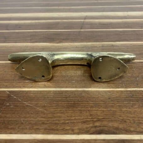 Nautical 8 14 Inch Brass Boat Cleat 02 Nautical 8.25 Inch Brass Boat Cleat -bottom