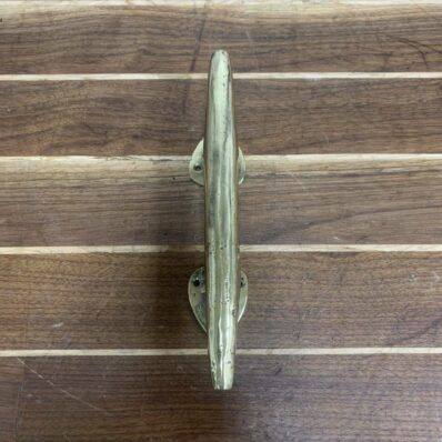 Nautical 8.25 Inch Brass Boat Cleat -top