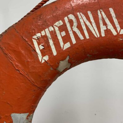 Salvaged Freetown Eternal Luck Life Ring-Chipped paint