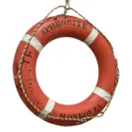 Salvaged Life Buoy from TG Aphrodite of Port Monrovia 03