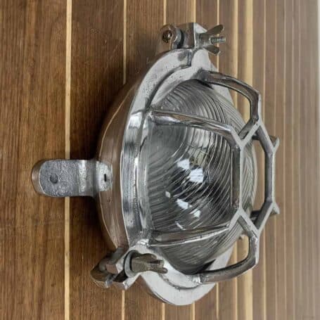 Vintage Aluminum Hexagon Bar Ceiling Light 02 - Copy Vintage Aluminum Hexagon Bar Ceiling Light-on wall
