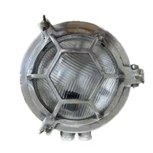 White background Vintage Aluminum Hexagon Bar Ceiling Light