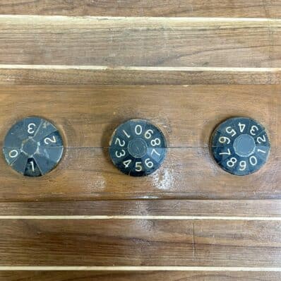 Vintage Bakelite Bakelite dials: Ship's Course Indicator Wooden Box
