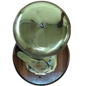 Vintage Brass Henschel Corporation Bell No. 20-162 Type 8