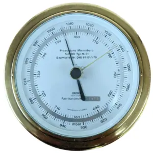 Vintage German Barometer Praecisions Marineboro 00