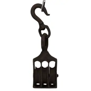 Vintage Great Lakes Nautical Pulley 00