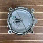 Vintage Stainless Steel Ceiling Light, 3 Bar