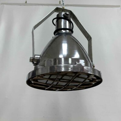 Vintage Steel 6 Bar Industrial Ceiling Light-underneath look