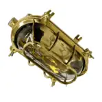 Oval Cast Brass Ceiling Or Wall Light mounted orientation detail