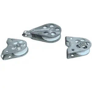 Set Of Three Stainless Steel Schaefer Pulleys