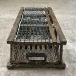Vintage Lobster Trap Wood Cage side