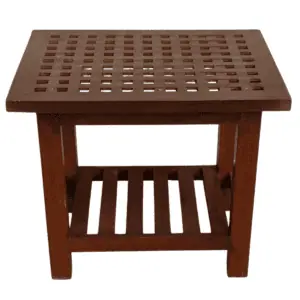 Wood Grate Coffee Table 00
