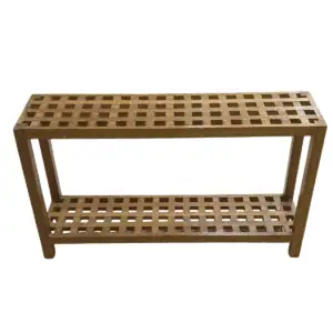 Long Teak Grate Table 4 Foot or 5.5 Foot