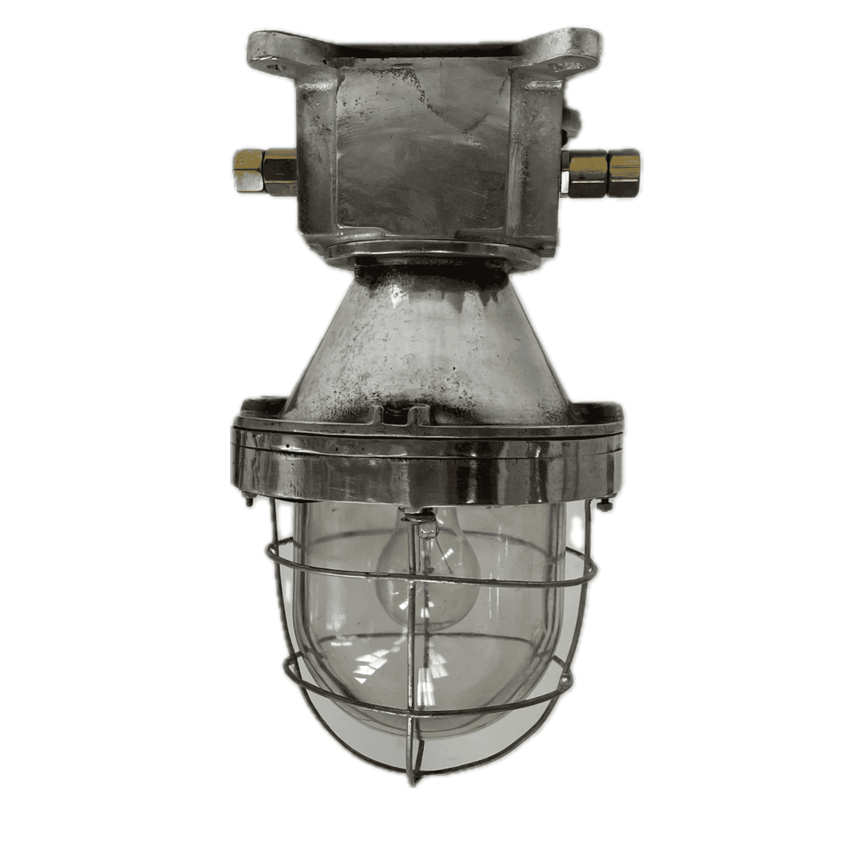 Solid Aluminum CeilingPost Light 02 white ceiling