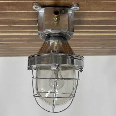 Solid Aluminum CeilingPost Light 03 on ceiling