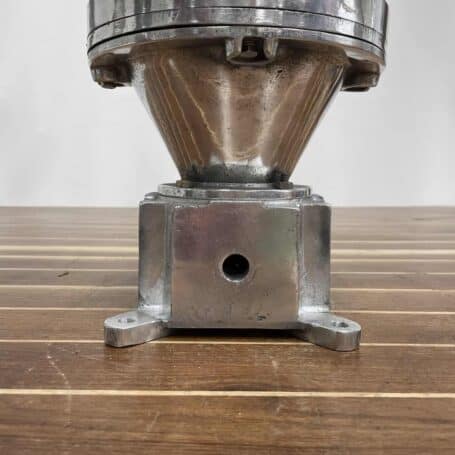 Solid Aluminum CeilingPost Light 06 brass conduits out