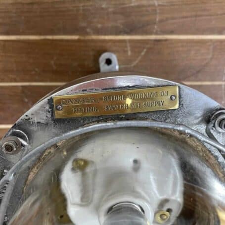 Solid Aluminum CeilingPost Light 11 plaque