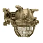 Vintage Brass Ceiling Light - Explosion Proof Nautical Fixture