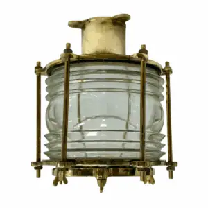 Vintage Brass Nautical Ceiling Light Main View