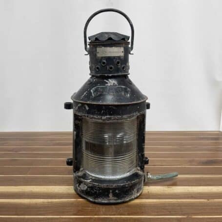 Vintage Steel Gas Lantern 02 front