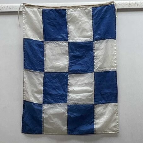 Nautical Letter N Signal Flag 02 hanging