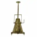 Authentic Salvaged Vintage Nautical Cargo Hanging Light