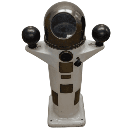 Vintage-Brass-and-White-Painted-Binnacle-Antique-Nautical-Ships-Compass-01 Vintage-Brass-and-White-Painted-Binnacle-Antique-Nautical-Ships-Compass-01
