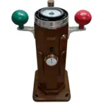 Wooden Ship’s Binnacle with Red and Green Compensating Balls Cassens & Plath Top View
