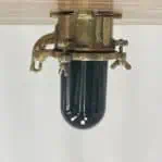 on ceiling