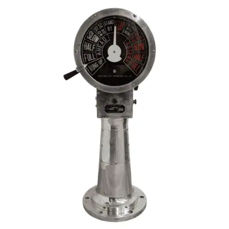 Front view of electric engine telegraph used in marine vessels, Nunotani Keiki Seisakusho