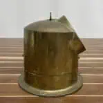 side view of cassens and plath brass compass without oil housing