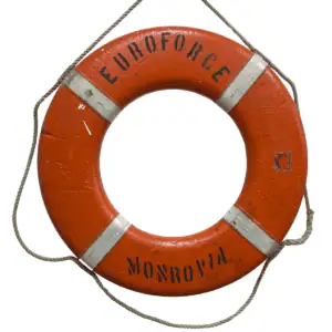 Salvaged Euroforce Monrovia Ship Life Ring