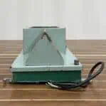 Bottom view of the vintage fire alarm