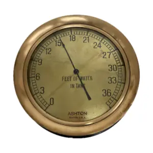 main photo of the Antique Ashton Co. Feet Of Water In Tank Gauge
