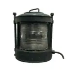main photo of the Brass Ships Lantern - Authentic With Green Paint