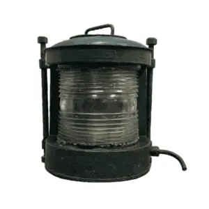 main photo of the Brass Ships Lantern - Authentic With Green Paint
